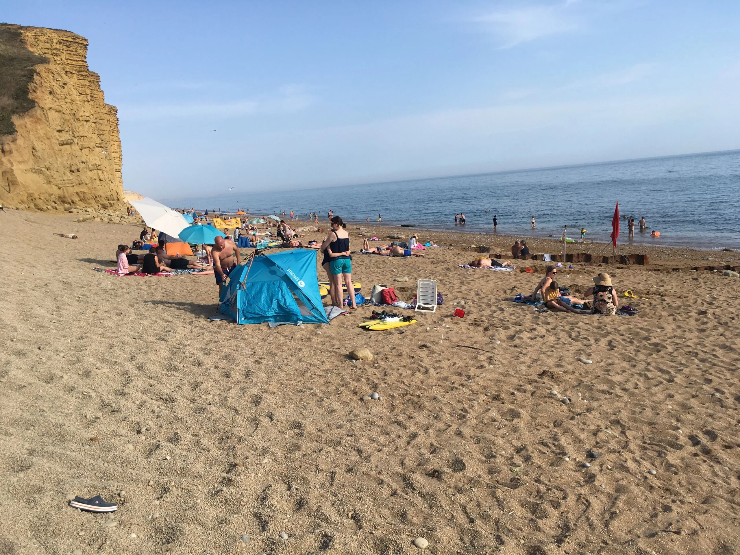 Broadchurch croc Dorset people umbrella West Bay lonely shoe. lonely posh coc shoe jpeg | Lonely shoes